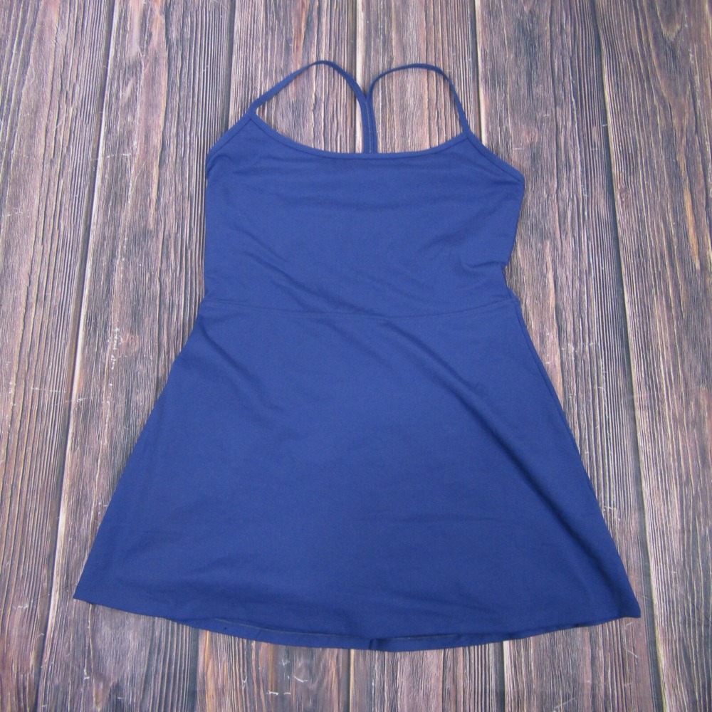 Spiritual Gangster Navy Blue Strappy Mini Dress